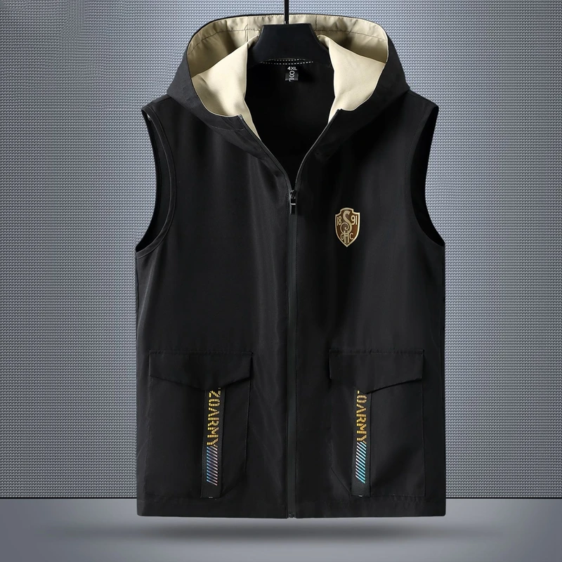 Модная брендовая одежда для весны и лета тонкая рабочая жилет мужские большие