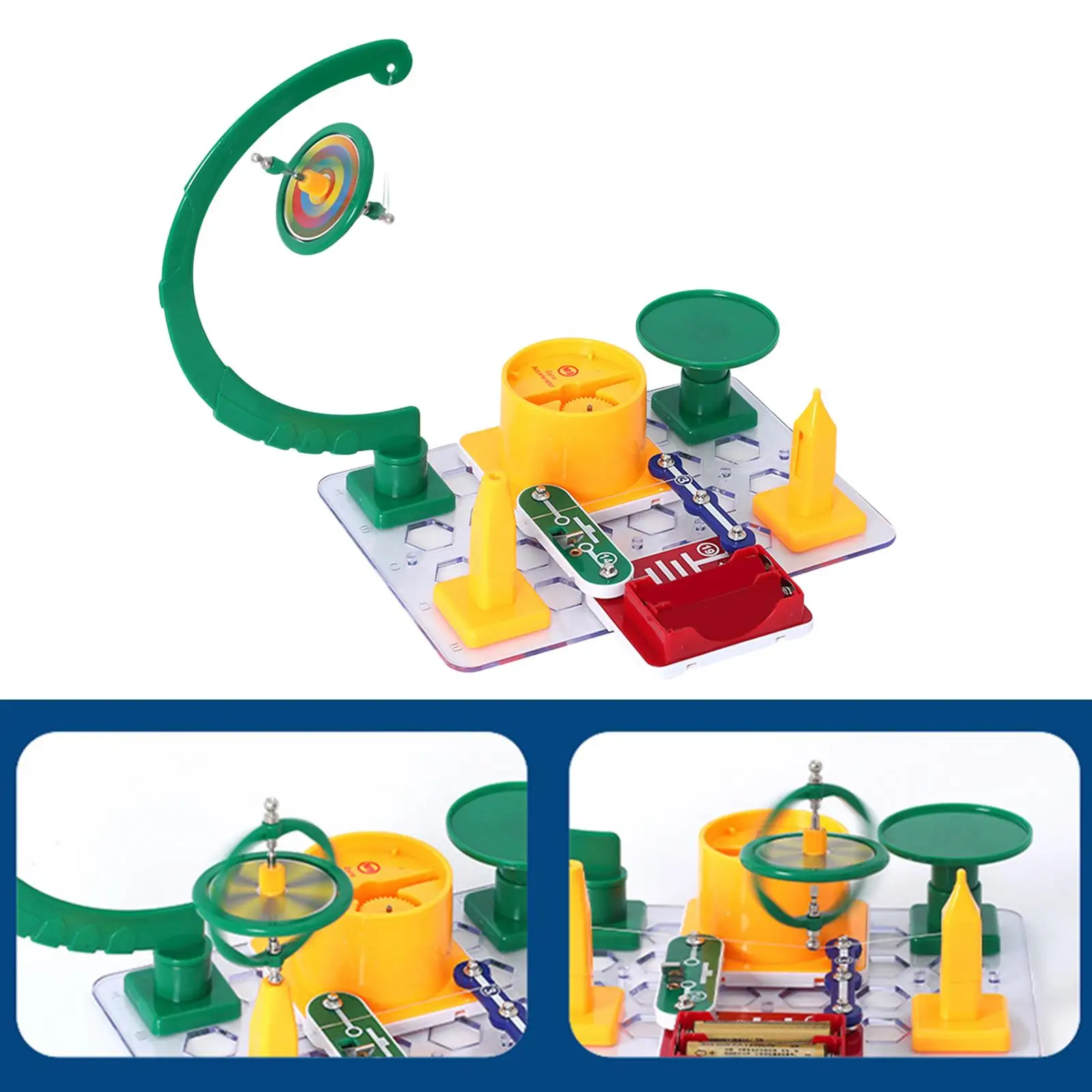 

Physics Experiment Space Gyroscope Top Classroom Science Learning Props