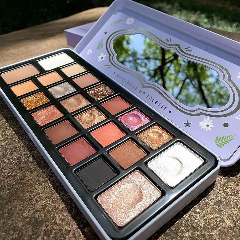 

18 Colors Eyeshadow Palette Multicolor Mashed Potatoes Shimmer Matte Girl Iron Box Eye Shadow Plate