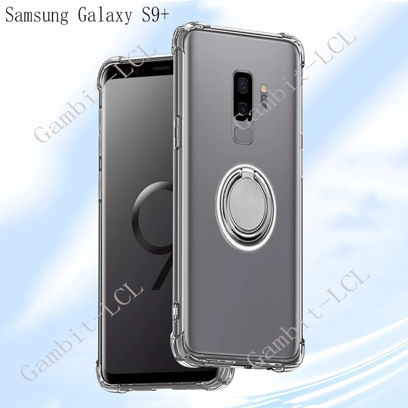 Для Samsung Galaxy S9 + Plus 2018 SM-G965F SM-G965U задний кольцевой держатель-кронштейн чехол для