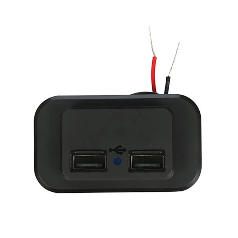 

Автомобильное зарядное устройство с двумя USB-портами, автомобильное зарядное устройство, адаптер, зажигалки для сигарет, быстрая зарядка для RV, лодки, грузовика, автобуса, кемпера