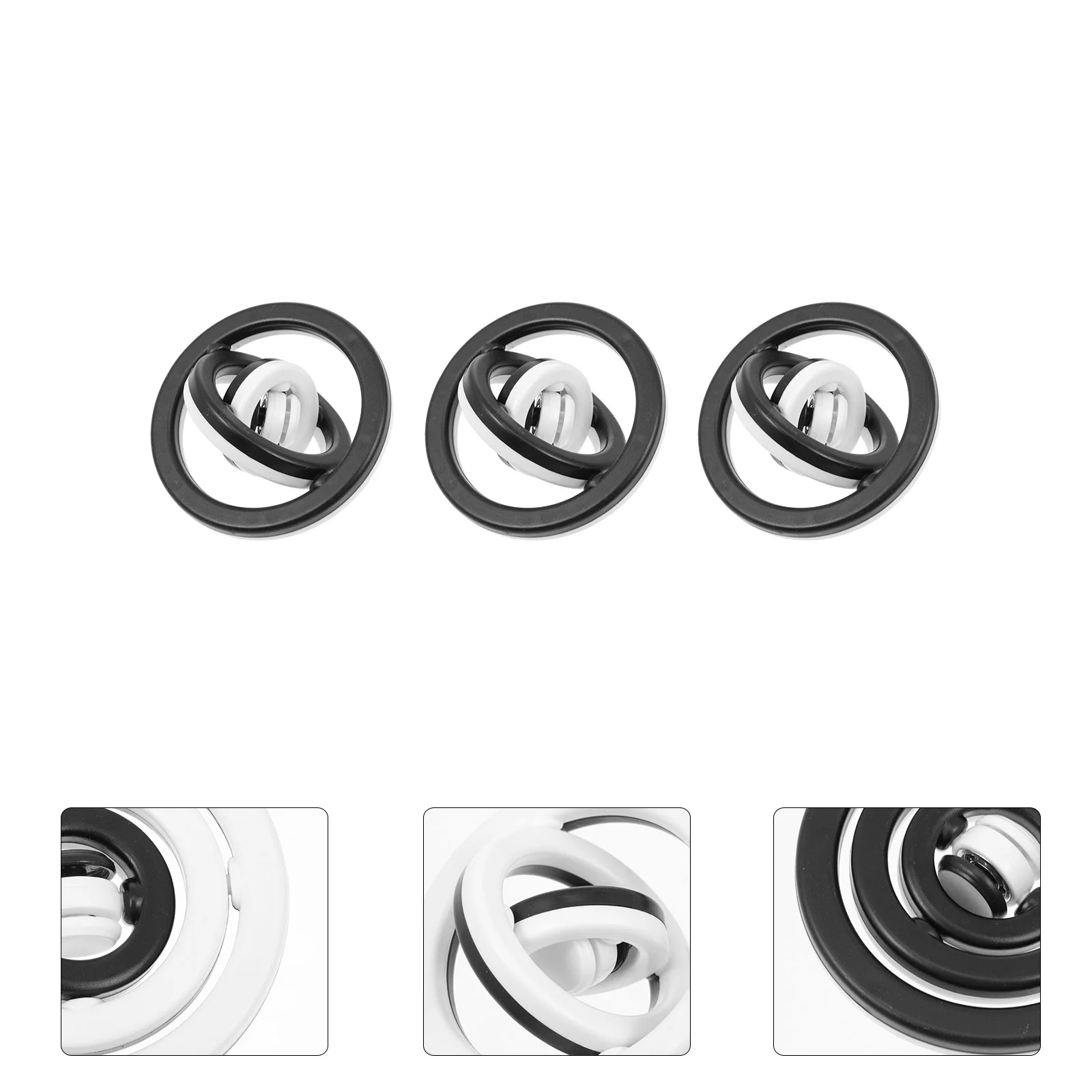 

3pcs Adults Gyro Leisure Plaything Entertainment Gyro Decompression Finger