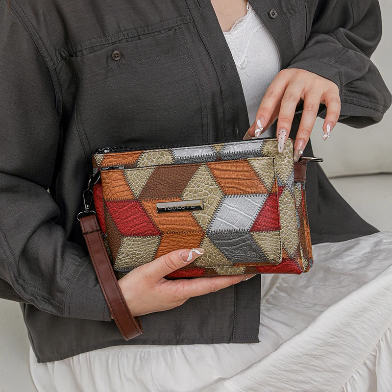 Женские сумки через плечо из искусственной кожи женская сумочка в стиле пэчворк