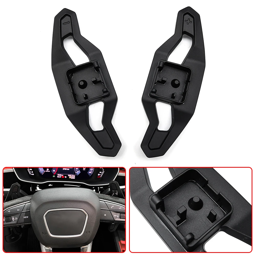 

Car Steering Wheel Shift Paddle Shifter Extended URUS Style For Audi A3 8V S3 RS3 A4 S4 A5 S5 RS4 B8 B9 A6 A7 TT TTRS R8 Q3 Q5