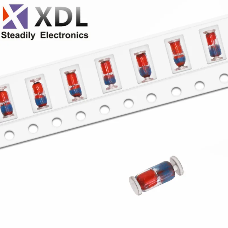 100 шт. LL4148 LL-34 SMD 1206 1N4148 IN4148 высокоскоростное переключение новый оригинальный