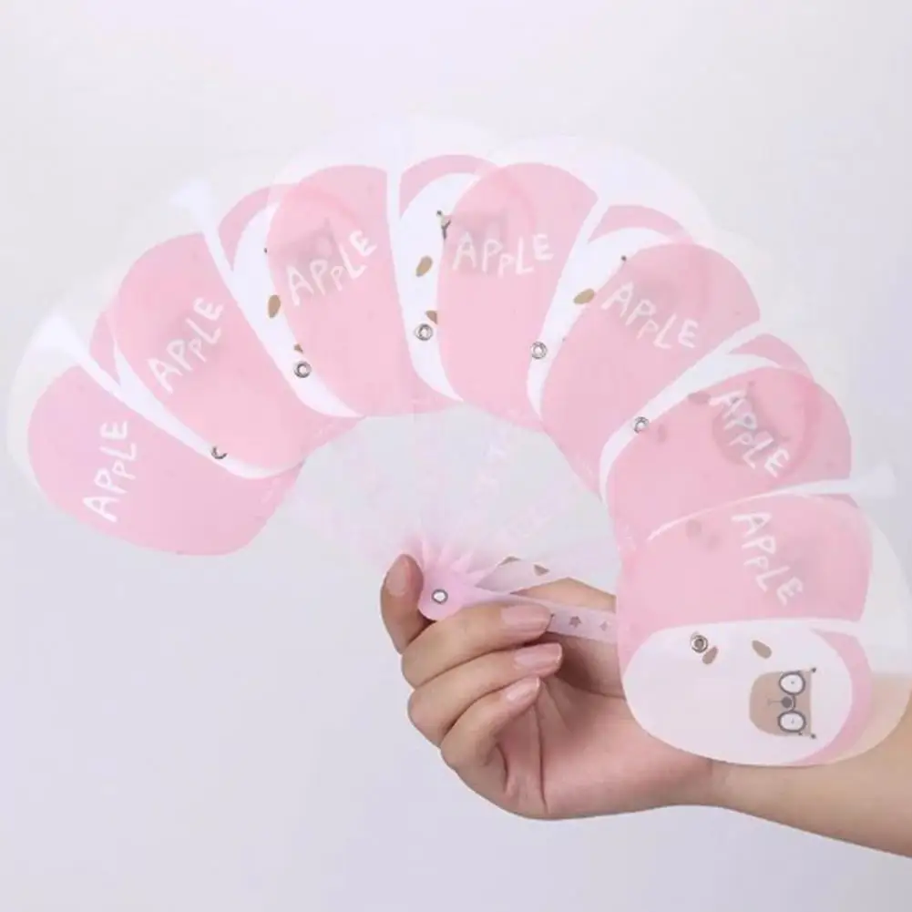 Складной веер с мультяшными фруктами награды веера для учеников начальной школы