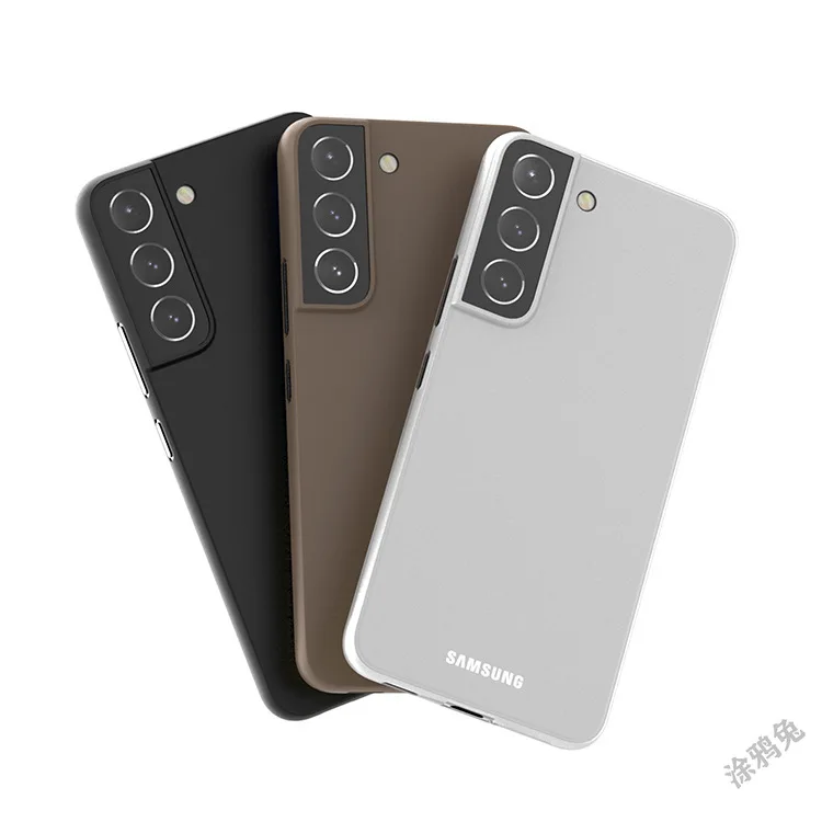 Ультратонкий матовый чехол 0 3 мм для телефона Samsung Galaxy S22 pro противоударный тонкий