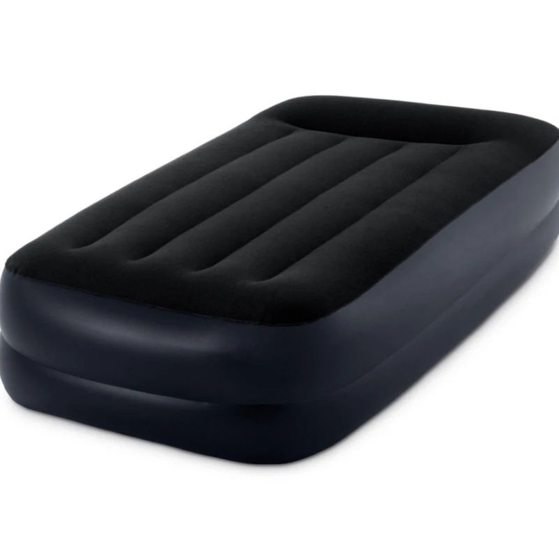 Dura-Beam Pillow Rest Air Mattress Bed with Internal , Twin