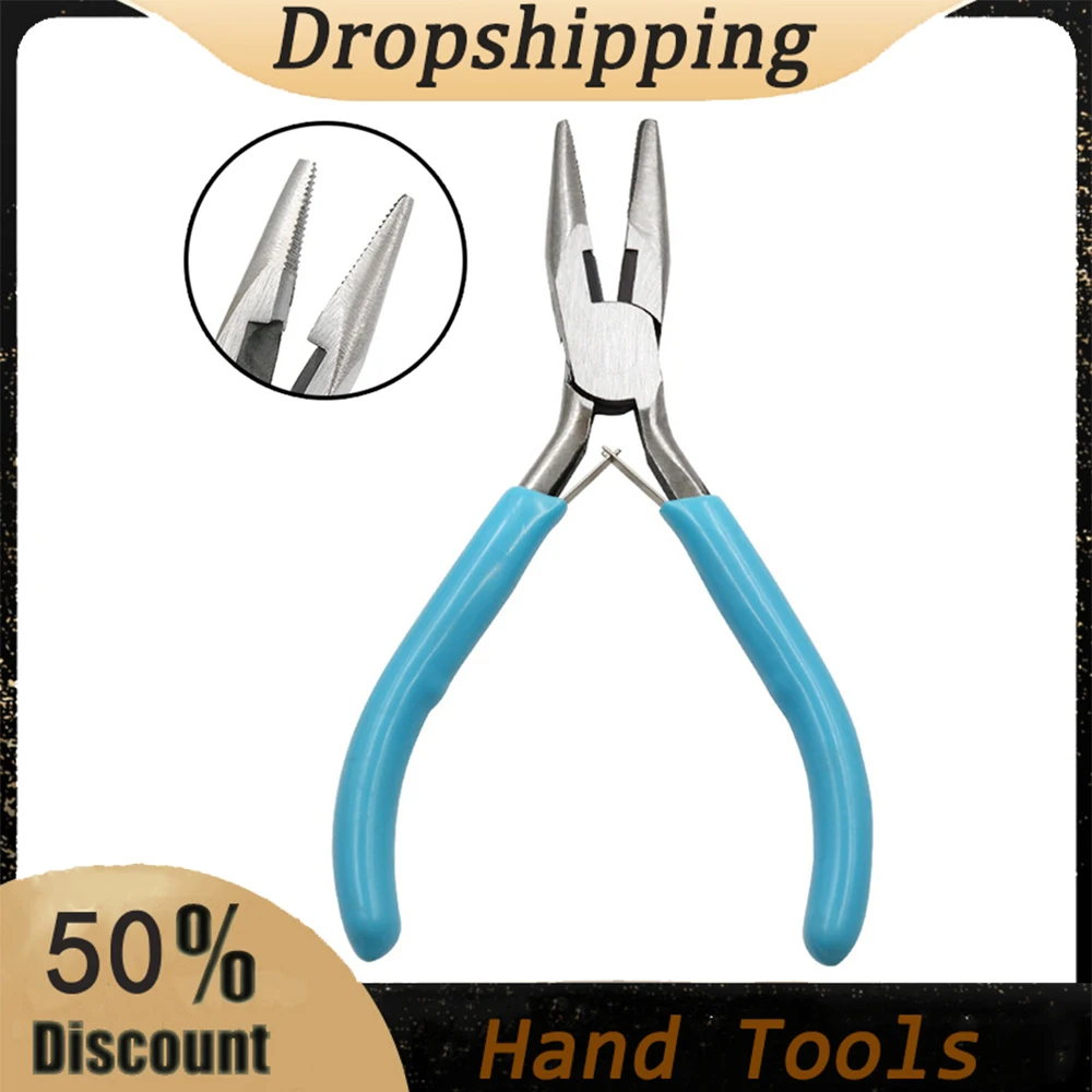 

Универсальные мини-плоскогубцы для самостоятельного изготовления ювелирных изделий, многофункциональные инструменты с ручкой из ПВХ, плоскогубцы для ювелирных изделий, кусачки с круглым носом для ремонта