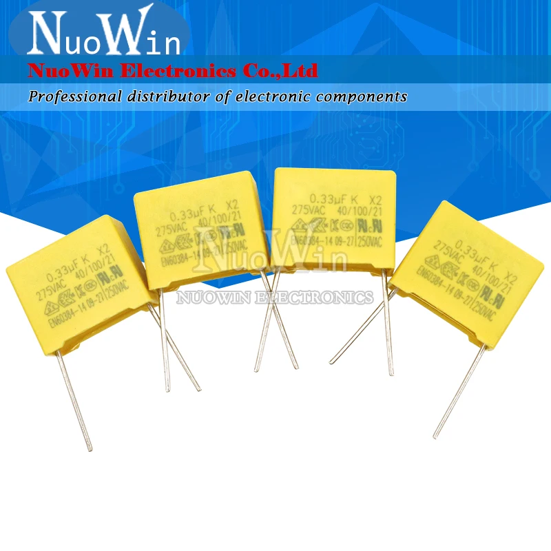 Конденсатор полипропиленовой пленки серии X2 275VAC 10 мм/15 мм/22,5 мм ...
