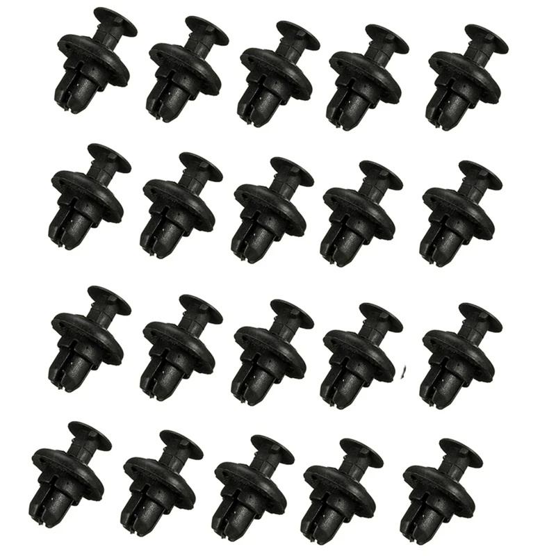 

20X Front Rear Bumper Push Retainer Clips For GM Type Subaru