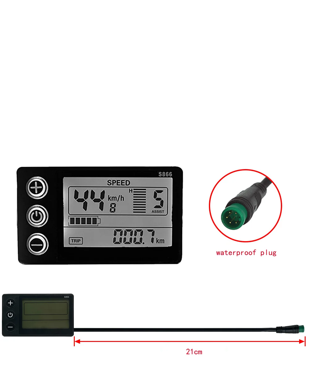 Умный электроскутер с монитором и регулятором скорости 24-48 В |