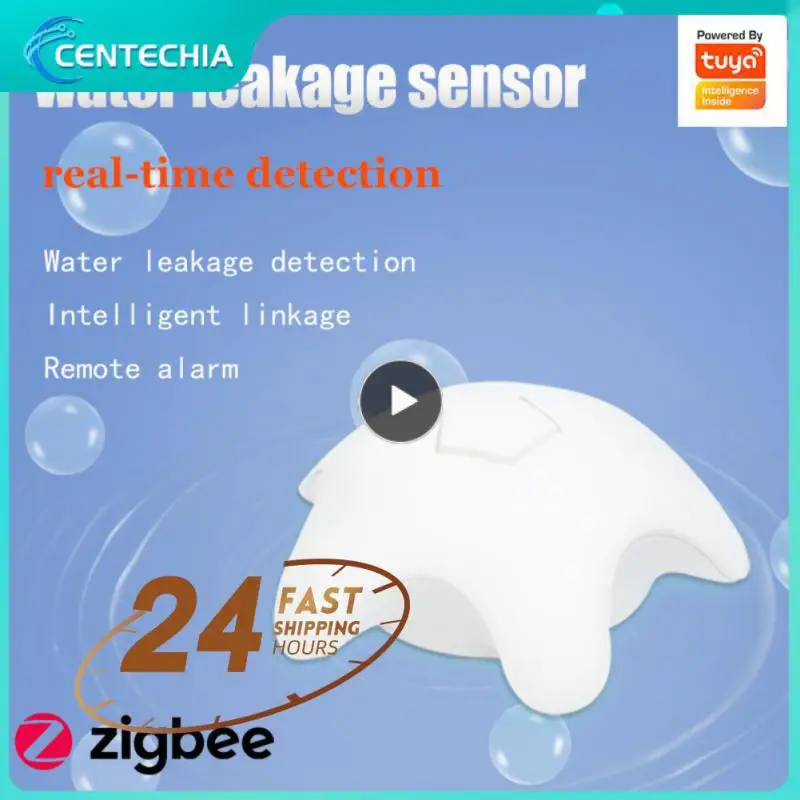 

Remote Alarm Water Flood Detector Smart Life Leak Alarm Overflow Tuya Zigbee Water Immersion Sensor Smart Home