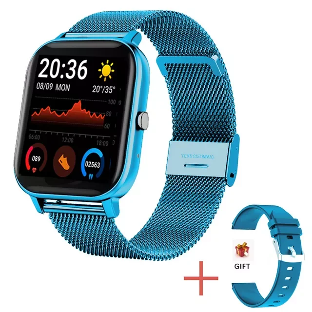 

New Women Bluetooth Calling Smart Watch Heart Rate Blood Pressure Monitoring Smartatches IP67 Waterproof Sports Smartwatch