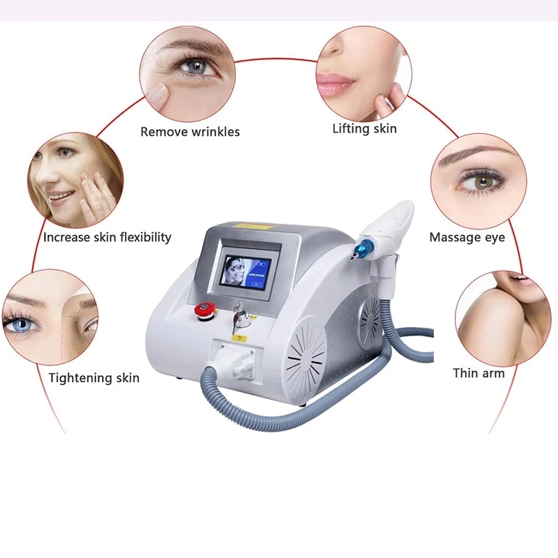 

2022 Newest Factory Q switched Nd Yag laser for tattoo remvoal Carbon Peeling Flecks Eyebrow Pigment Therapy Beauty Machine