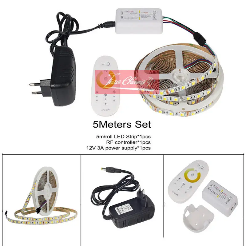 

Светодиодная лента TiaoChongYi 5050 2 в 1 теплый/белый свет 5 м