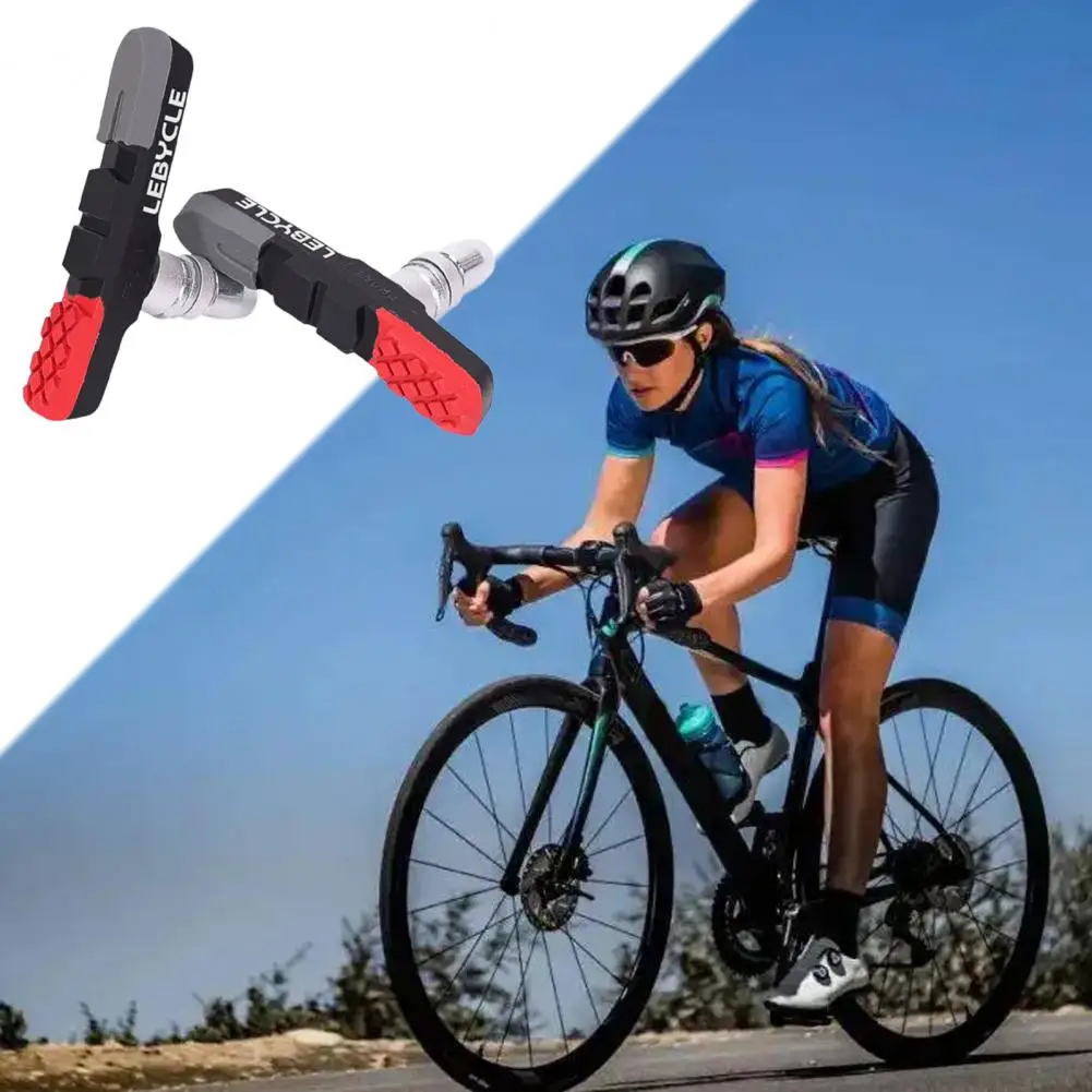 

1 Pair Quality Brake Blocks Textured Multicolor Brake Blocks Shoes Anti Corrosion Brake Blocks Shoes