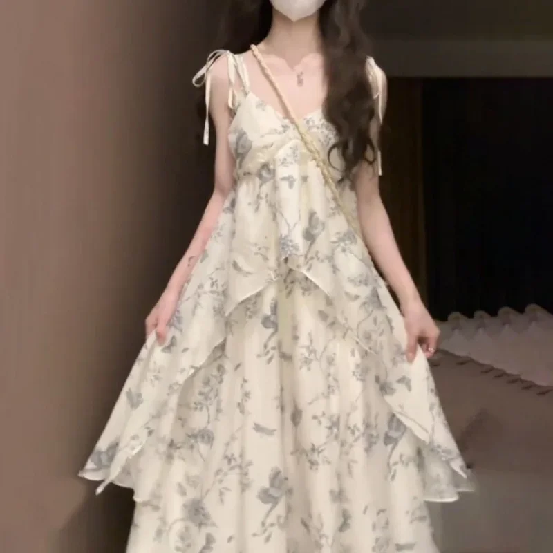 Вязаная укороченная рубашка с защитой от солнца и платье-майка во французском