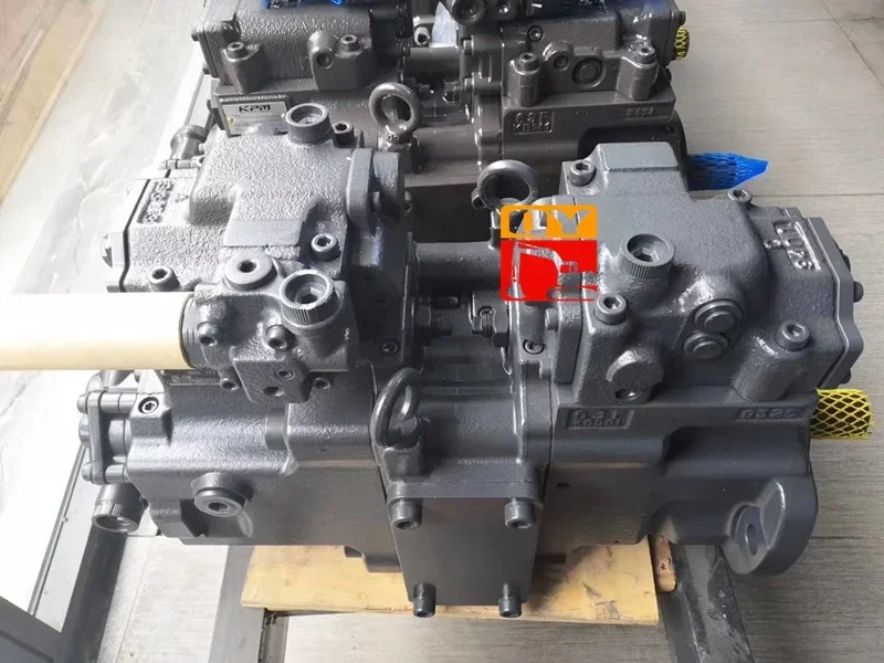 SK130-8 насос экскаватора YY10V00009F4 гидравлический K7V63DTP