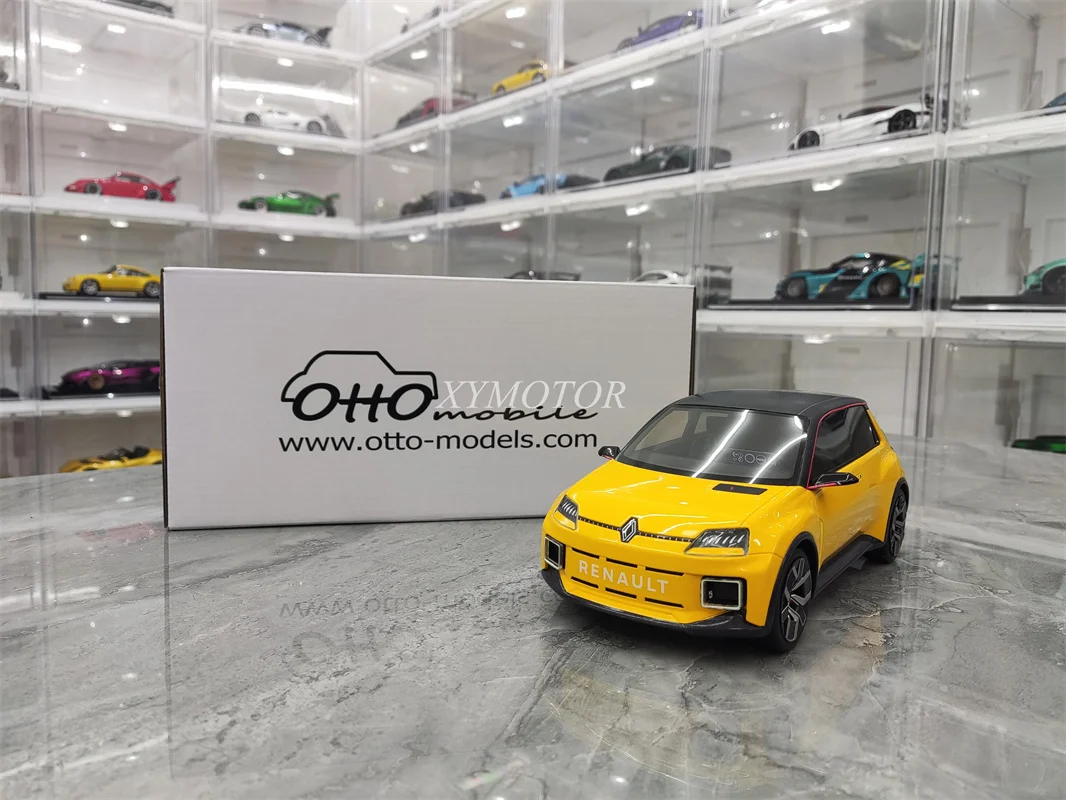 

Модель автомобиля под давлением OTTO 1:18 для RENAULT 5, желтая игрушка, подарки, украшения для хобби