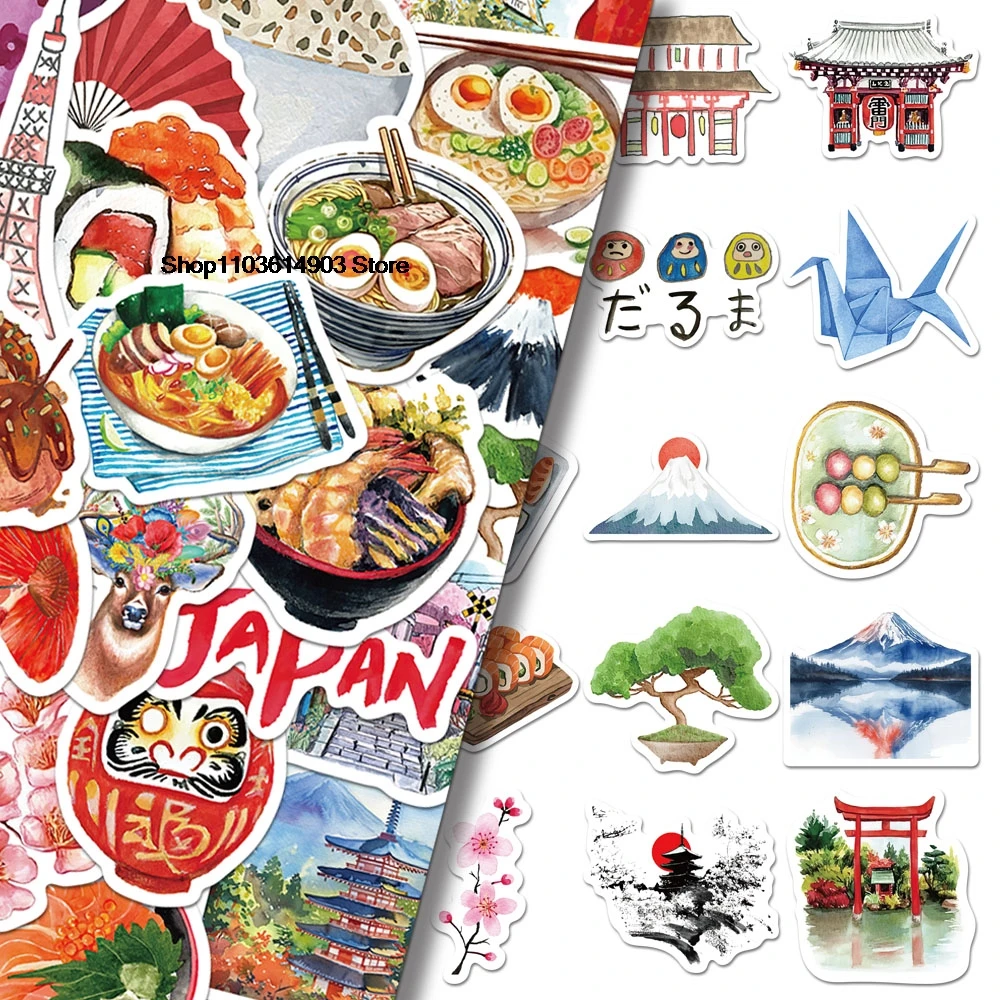 64 шт. Стикеры для ноутбука и скейтборда