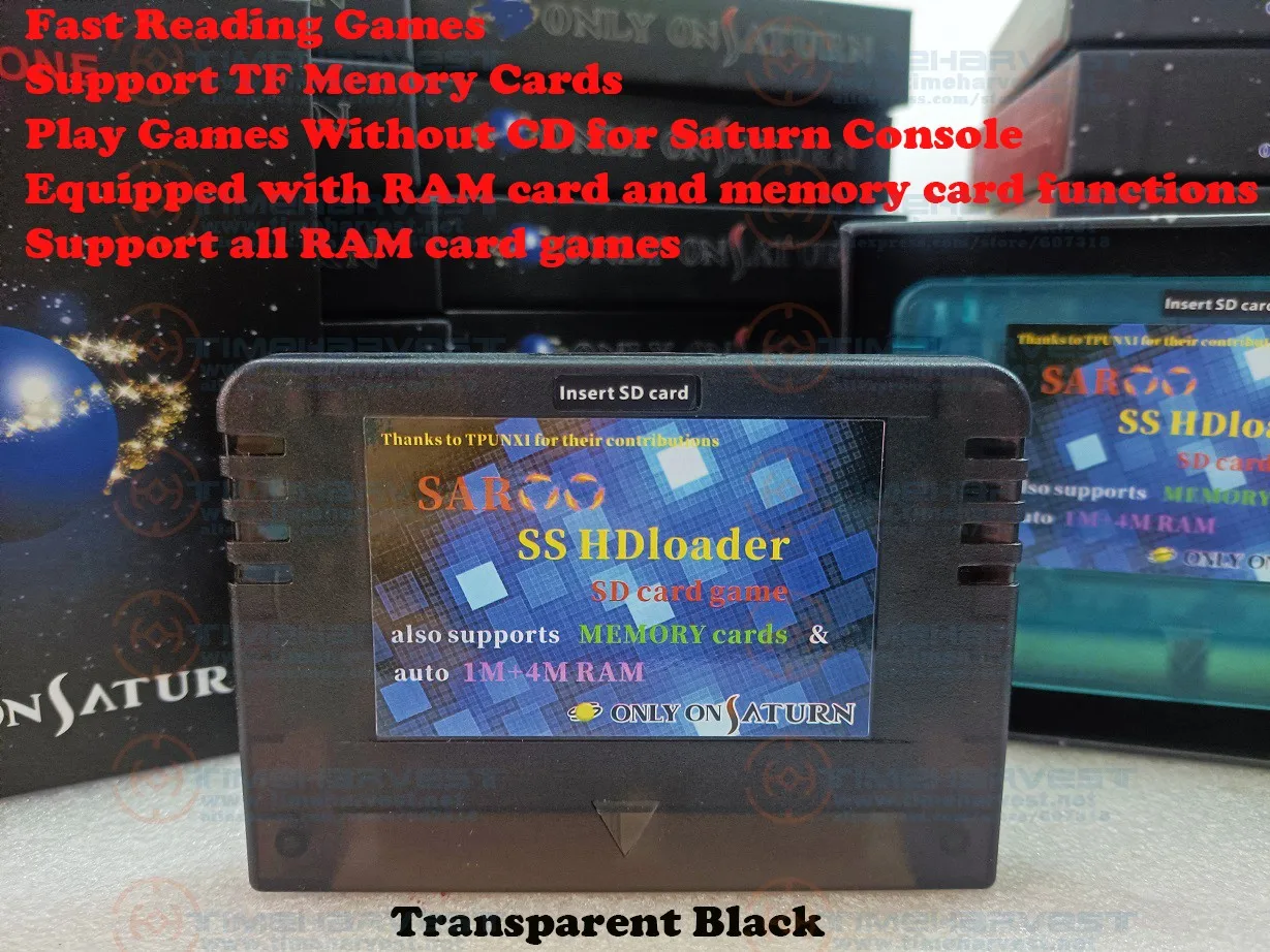 Картридж SAROO HDLoader для быстрого чтения игр устройство SD TF карт памяти без CD консоли