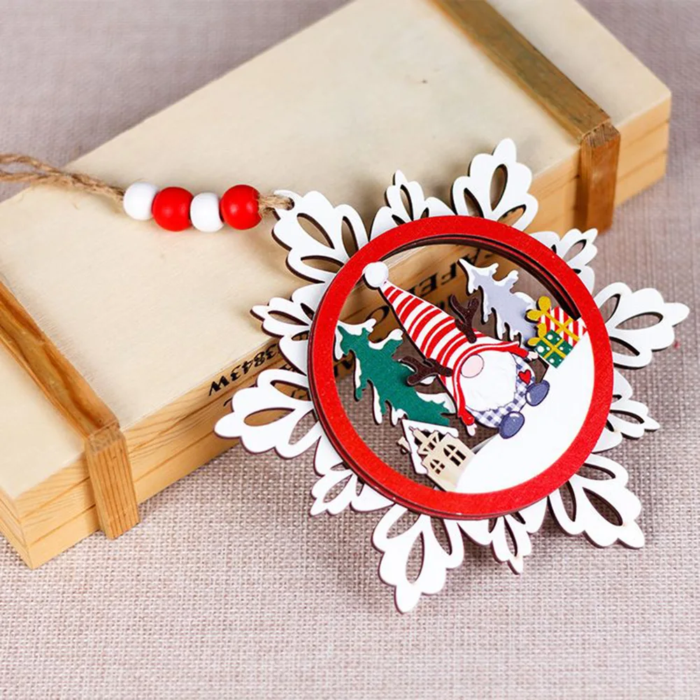 

Easy To Store High Quality Wooden Ornament Decor Christmas Day Flexible Hotels Kindergartens Portable Brand New