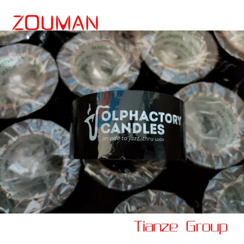 Фирменные поставщики Jumbo Roll клейкая печать индивидуальный логотип напечатанный