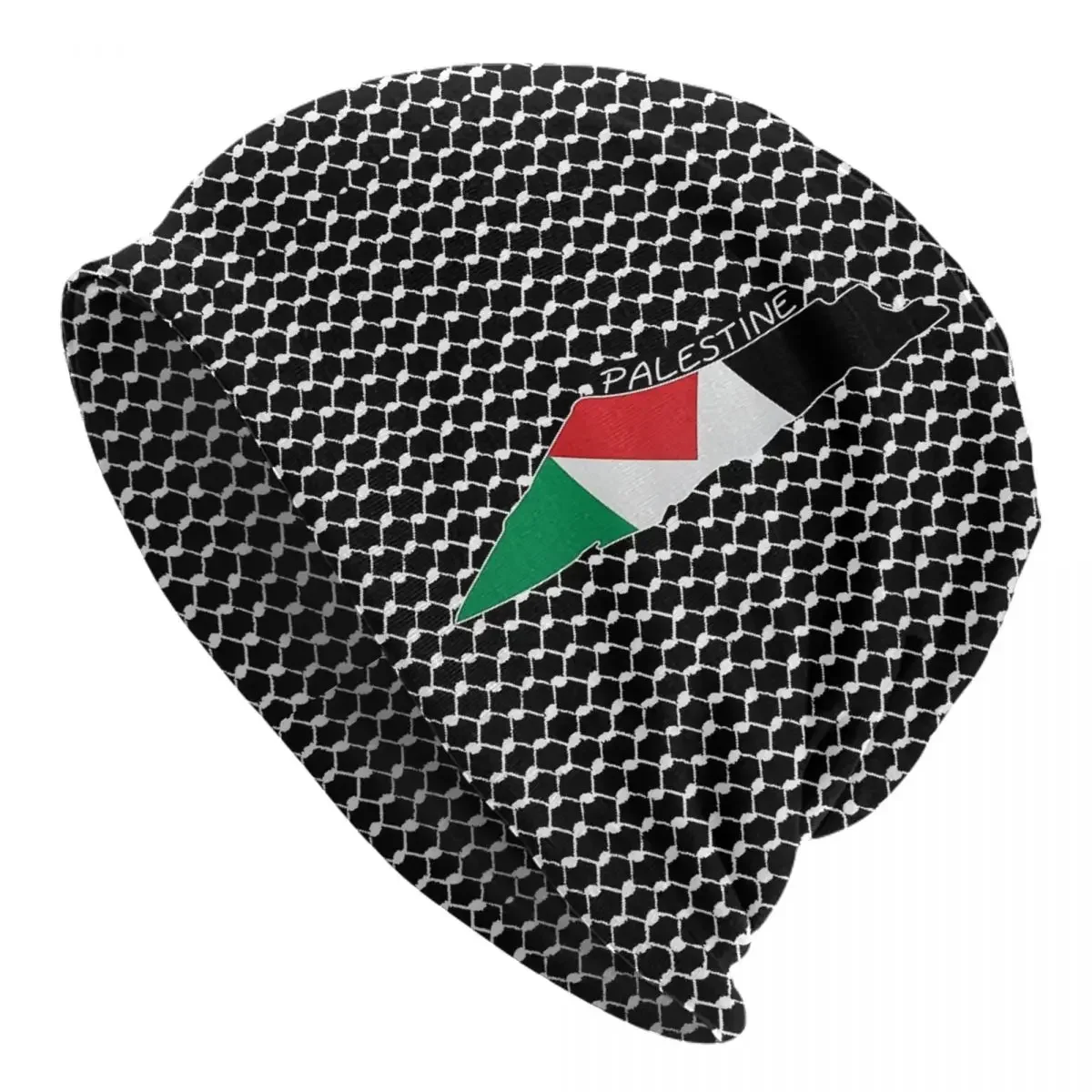 

Palestine Flag Bandana Unisex Adult Beanies Caps Knitted Bonnet Hat Warm Fashion Autumn Winter Outdoor Skullies Hats