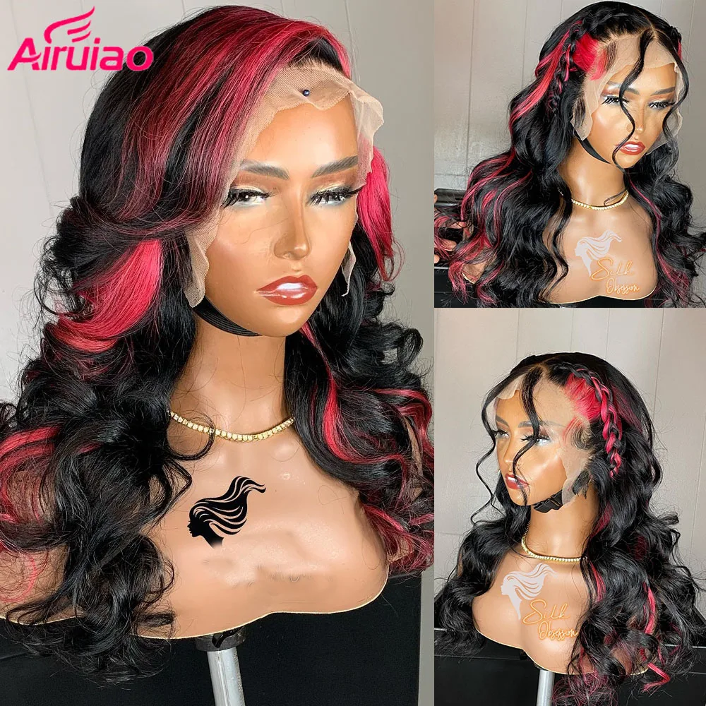 

Ombre Pink HD 613 Blonde Colored Body Wave Lace Frontal Brazilian Human Hair Wigs For Women Transparent 13x4 Lace Front Wig Remy