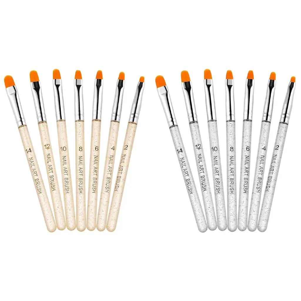 7 шт./компл. акриловые накладные кончики для салона домашний детали рисования