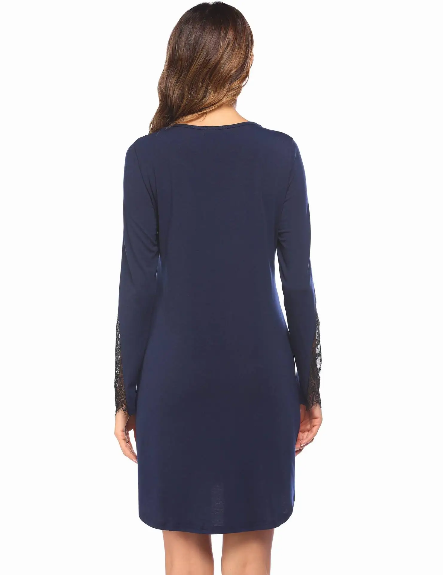 Summer Sleepshirts Pajamas Dress Women Loose Short Sleeve Sleepwear Dresses Soft Home Clothes 2022 Loungewear Pijama Nightwear