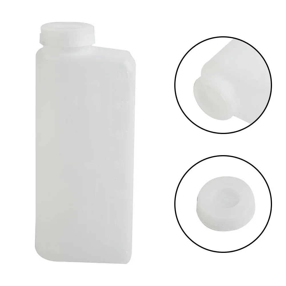 

1pc 18x7.5x5cm 600ml 2Stroke Oil Petrol Fuel Mixing Bottle Container For Chainsaw Strimmers Gradients 20:1 25:1 40:1 Tool Parts