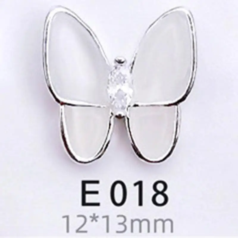 Ювелирные изделия из сплава с цирконами в форме бабочки для ногтей сумке розовое