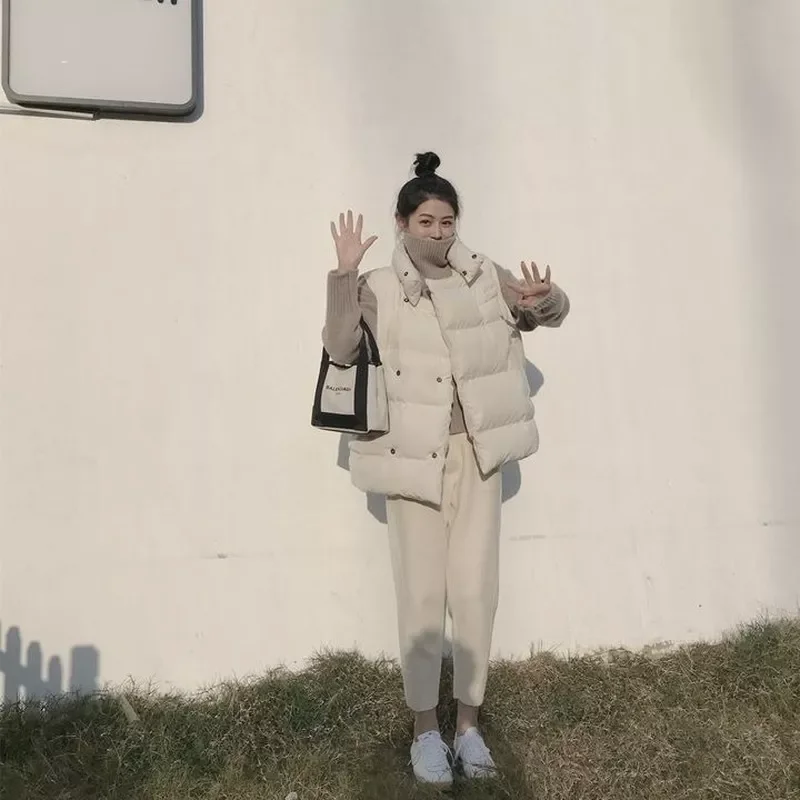 

Брюки женские шерстяные с эластичным поясом, повседневные свободные штаны-султанки с завышенной талией, с карманами, весна-Зима 2022