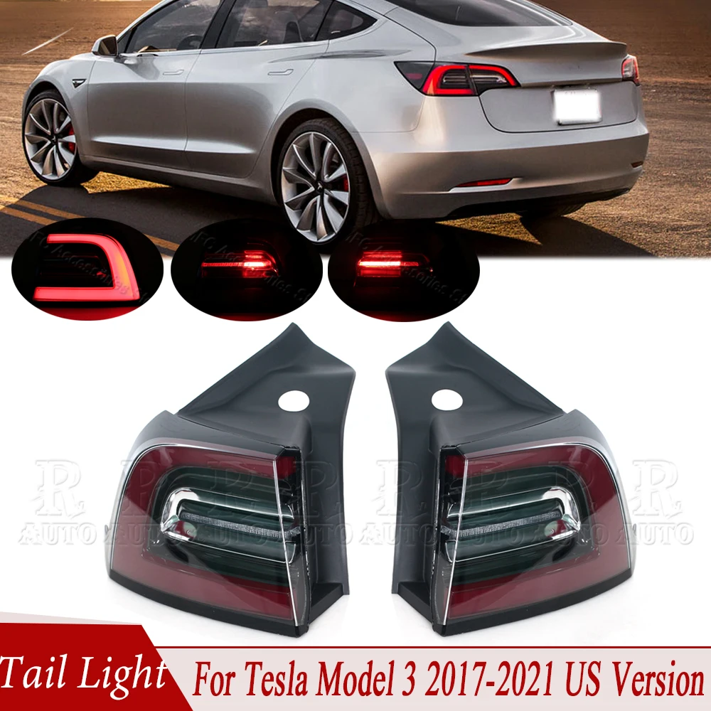 

Фонарь заднего хода для автомобиля Tesla Model 3 2017-2021 US Version 1077398-00-F 1077397-00-G