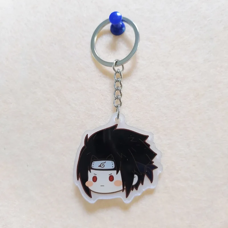 Милый акриловый брелок Наруто версия Q Naruto Sasuke Itachi Kakashi Hinata Jiraiya Tsunade фигурки