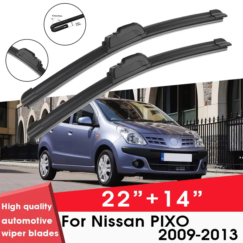 Фото Щетки стеклоочистителя автомобиля для Nissan PIXO 2009-2013 22 