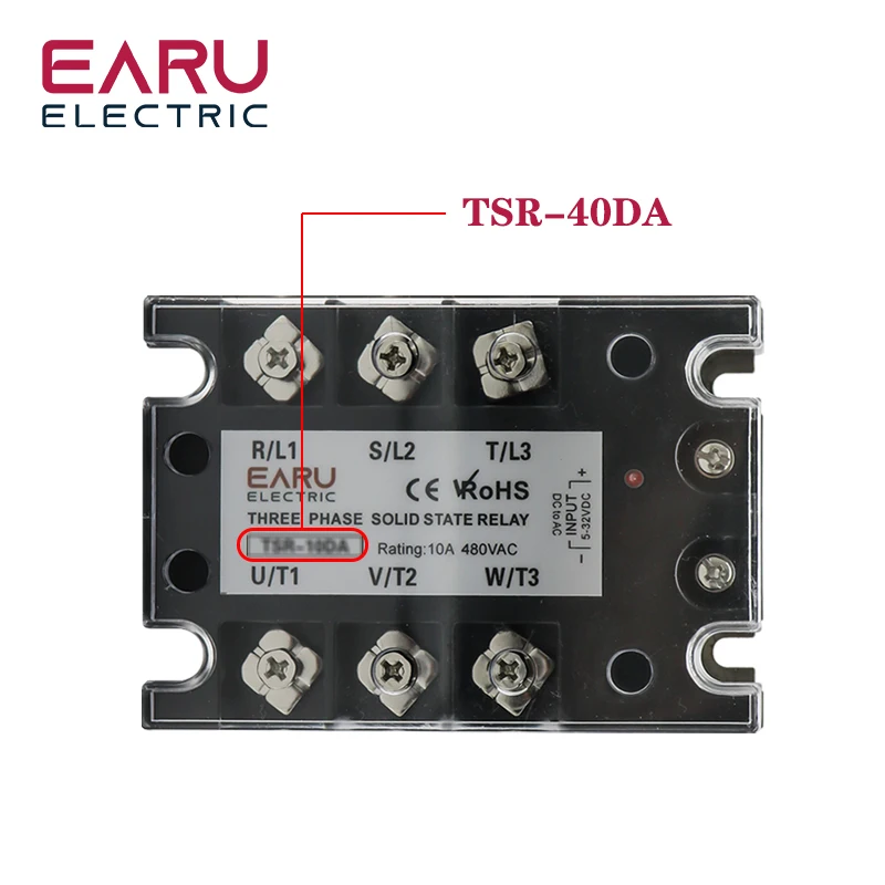 

Earlelectric трехфазное твердотельное реле SSR 480В 5-32В