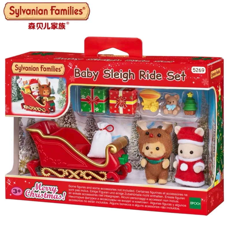 

Original SylvanianFamilies Figure Mini Furniture Scene Ornaments Accessories Pretend Play Flocking Toy Children Present