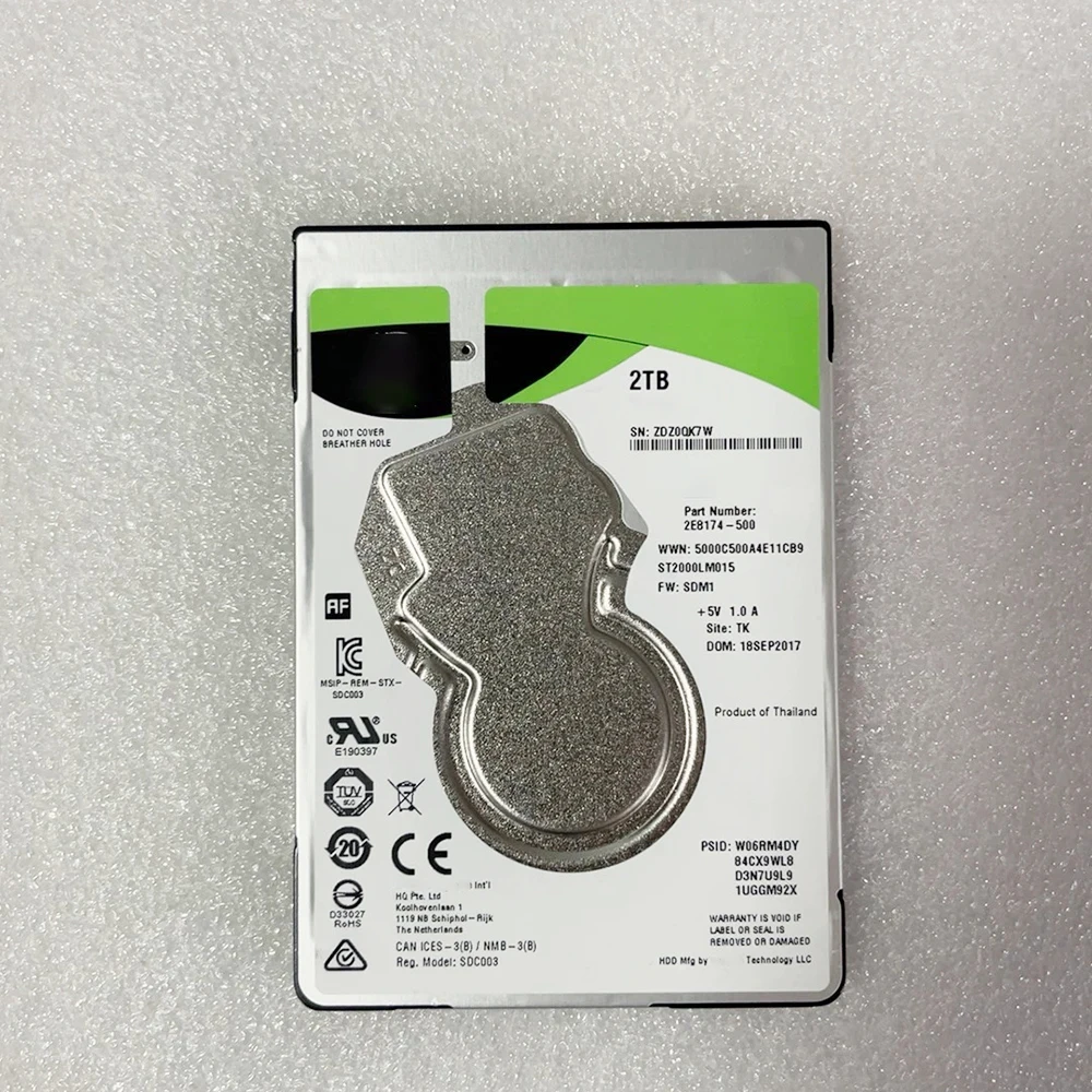Для Sea-gate 2 ТБ 128 МБ 5400 об/мин 5 дюйма жесткий диск SATA интерфейс для Barra Cuda Series ST2000LM015