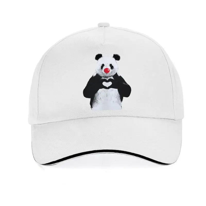 

Gorra de beisbol с изображением панды, сердечко, любовь, рога, регулируемый, унисекс