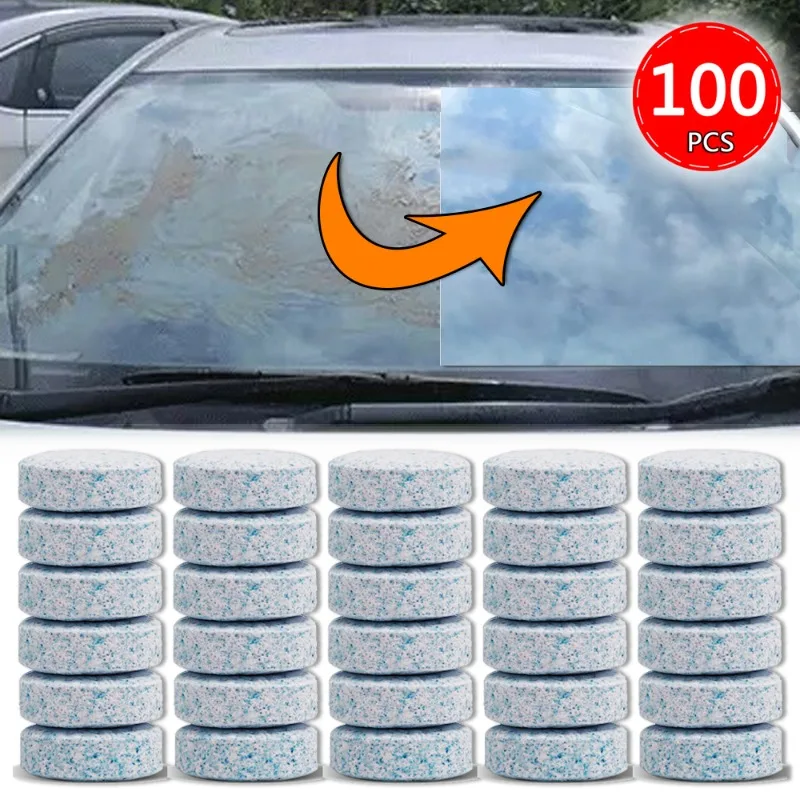 

Effervescent Tablets Windshield Washer Car Windshield Cleaner Cleaning Tools Auto Wiper Glass Kitchen Window Toilet Cleaning