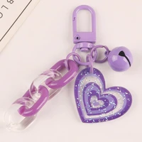 tpu protective for wm01 transparent soft earphone with love bell pendant earphone accessor n8l9
