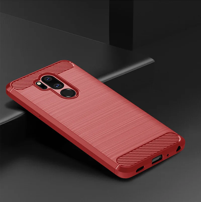 Противоударный силиконовый чехол для LG G7 Thinq One чехлы из углеродного волокна g7 +