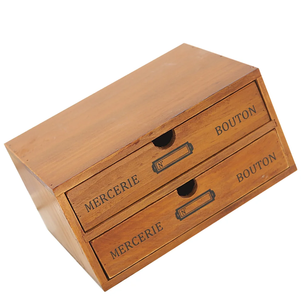 

Wooden Drawer Organizer Multi-layer Sundries Storage Box Drawer Design Storage Case