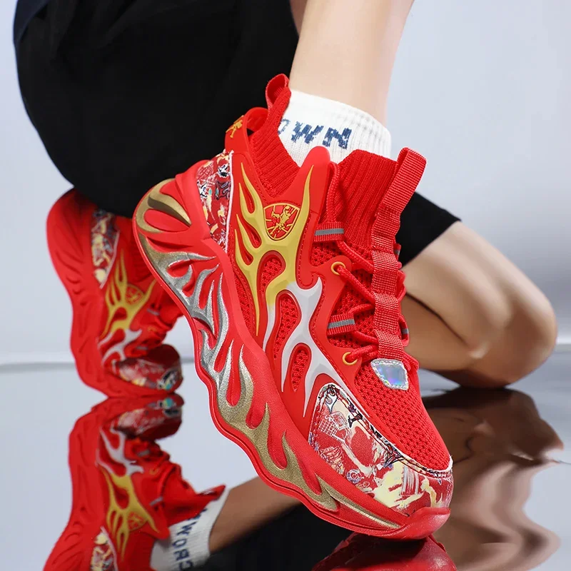 High Quality Hip-hop Men's Sneakers for Women Light Comfy Sports Jogging Outdoor Street Thick Sole Leisure Walking Shoes