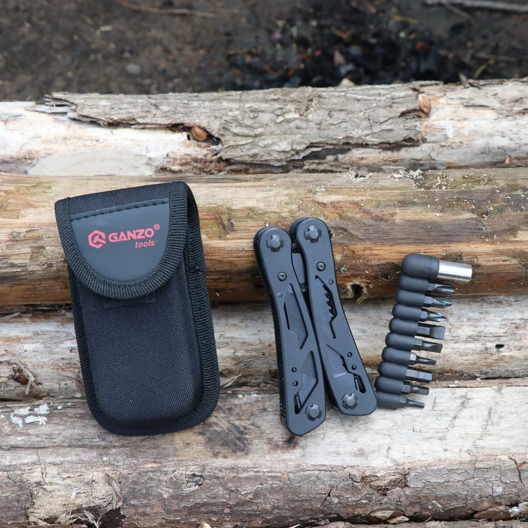 G104all-metal portable cutter multi-purpose combination pliers outdoor survival folding manual tool | Спорт и развлечения