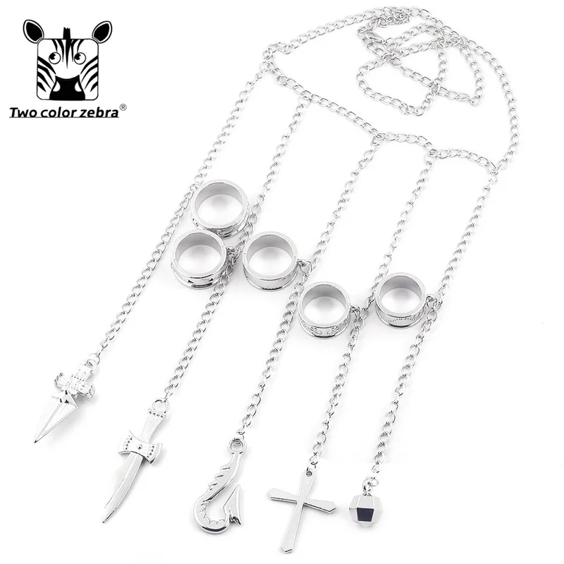 Hunter X Saber Kurapika GON FREECSS Killua Zoldyck косплей костюм реквизит металлическое кольцо