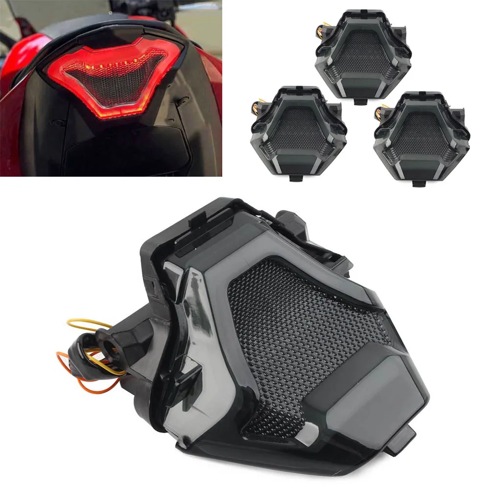

Motorcycle Integrated LED Tail Light Turn Signals Lamp Indicator For Yamaha YZF R3 R25 Y15ZR MT07 YZF FZ07
